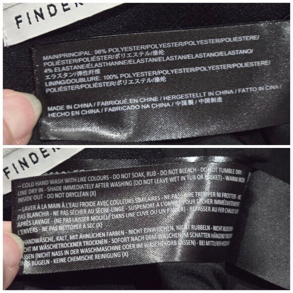 Finders Keepers Striped A-Line Skirt – Black/White, Y2K Minimalist – Sz S NWOT - Picture 7 of 9